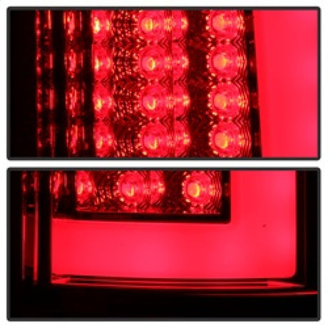 Feux arrière à LED Spyder 07-09 Dodge Ram 2500/3500 V3 - Rouge transparent (ALT-YD-DRAM06V3-LBLED-RC)
