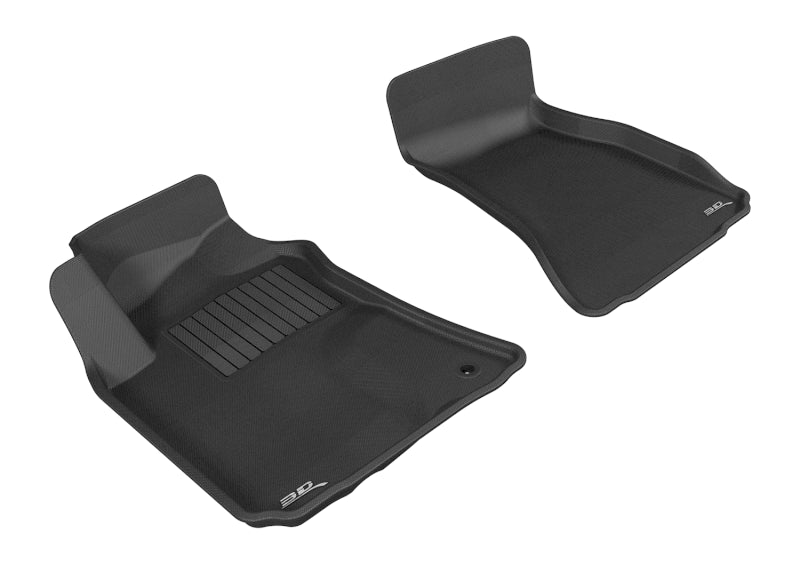 Tapis de sol 3D MAXpider 2008-2010 Dodge Challenger Kagu 1ère rangée - Noir