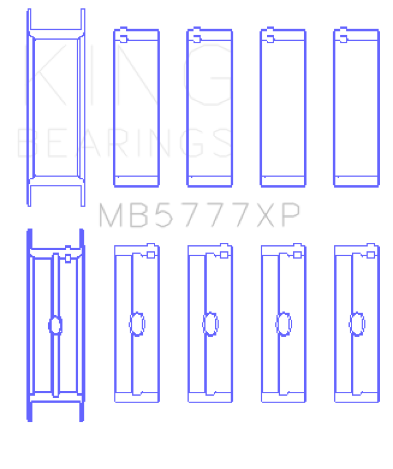 Ensemble de roulements principaux hautes performances King Dart LS Next Block (taille STDX)