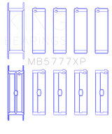 Ensemble de roulements principaux hautes performances King Dart LS Next Block (taille STDX)