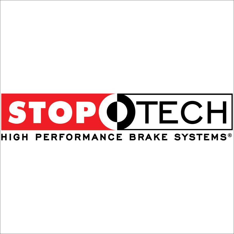 StopTech 13-18 Ford Focus ST AeroRotor 2pc Drilled and Zinc Plated Front Rotor (Pair)