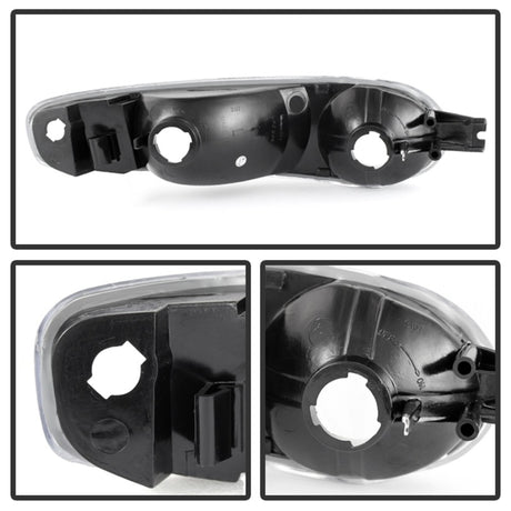 Feux de pare-chocs Xtune GMC Sierra Denali 00-06 transparents CBL-GD00-C
