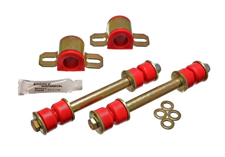 Jeu de bagues de barre stabilisatrice Energy Suspension Nis - Rouge