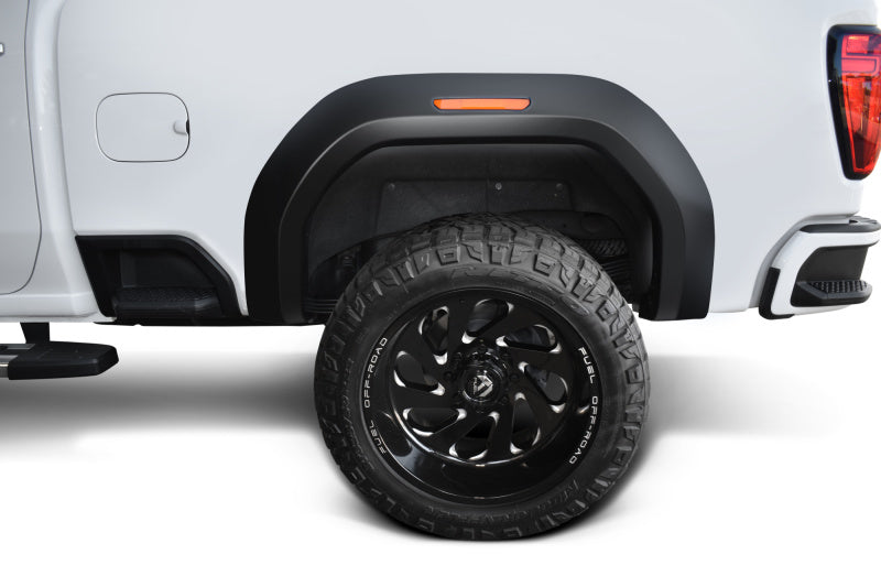 Bushwacker 20-21 GMC Sierra HD 2500/3500 Extend-A-Fender Style Flares 2 pièces arrière - Noir