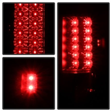 Feux arrière à LED Spyder Ford F150 côté 04-08 (ne convient pas aux modèles Heritage et SVT) Blk Smke ALT-YD-FF15004-LED-BSM