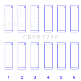 King Engine Bearings BMW S54B32 (Size +.50mm) Connecting Rod Bearing Set