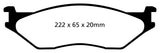 EBC 02-05 Ford Econoline E550 Yellowstuff Front Brake Pads