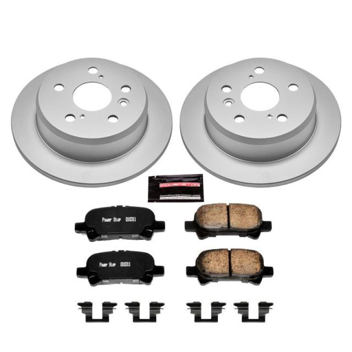 Kit de freins arrière Power Stop 05-07 Toyota Avalon Z17 Evolution Geomet avec revêtement