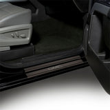 Putco 14-18 GMC Sierra LD - Cabine multiplace avec gravure GMC (8 pièces) Seuils de porte en platine noir