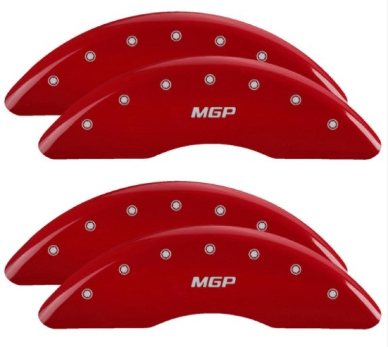 Couvre-étriers MGP 4 avant et arrière 2019+ Ram 2500/3500 finition rouge avec logo MGP