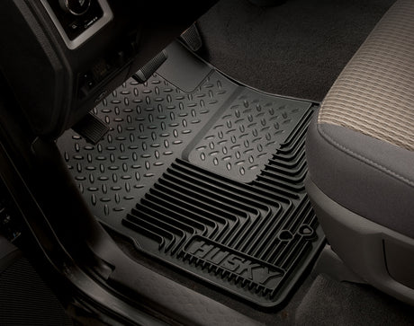 Tapis de sol avant noirs robustes et sur mesure Husky Liners 04-09 Ford F-150