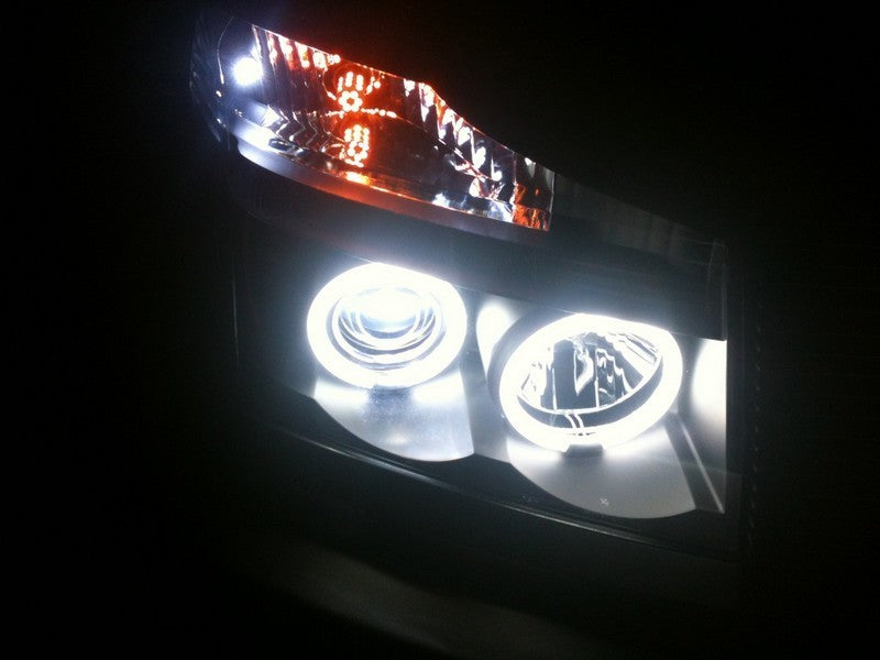 Phares de projecteur Spyder Nissan Titan 04-14/Armada 04-07 CCFL Halo LED Blk PRO-YD-NTI04-CCFL-BK