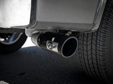 aFe Large Bore-HD 4 po 409 SS DPF-Échappement arrière 18-19 Ford F-150 V6-3.0L (td) avec embout noir