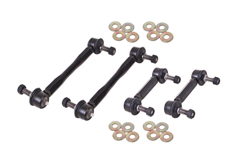 Kit de biellettes de barre stabilisatrice avant et arrière BMR 15-17 S550 Mustang - Noir