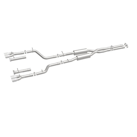Cat-Back MagnaFlow, SS, 2,5 po, embout arrière divisé en quatre parties de 3,5 po, Dodge Challenger R/T 5,7 L 2015