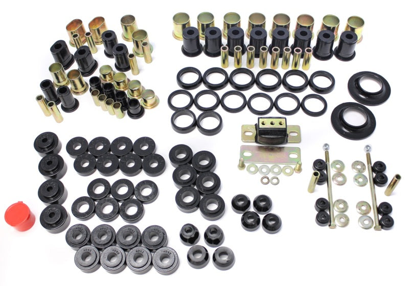 Ensemble de bagues principales Hyper-flex noires pour Chevelle 66-72 Energy Suspension