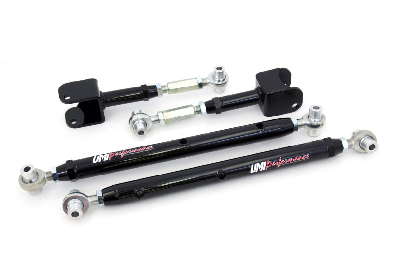 Bras de suspension arrière supérieurs et inférieurs à double réglage UMI Performance 64-67 GM A-Body