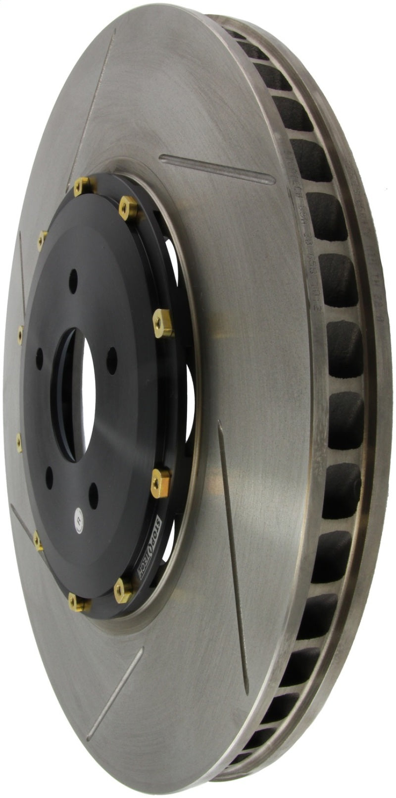 Kit de rotor aérodynamique en fonte nue fendue avant droite 380x34 mm pour Nissan GT-R 09-11 StopTech