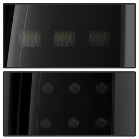 Feux arrière à LED Spyder Chevy Tahoe / Suburban 15-17 - Fumée noire (ALT-YD-CTA15-LED-BSM)