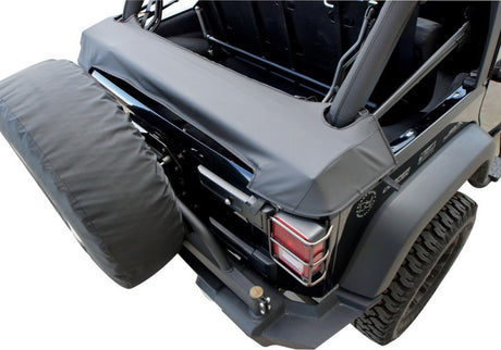 Coffre de rangement à toit souple Unlimited pour Jeep Wrangler (JK) 2007-2018 Rampage - Black Diamond