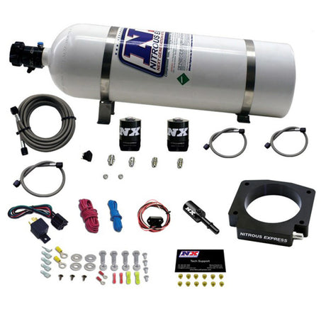 Kit de plaque de nitrosation Nitrous Express 15-17 Ford Mustang GT350 5,2 L avec bouteille de 15 lb