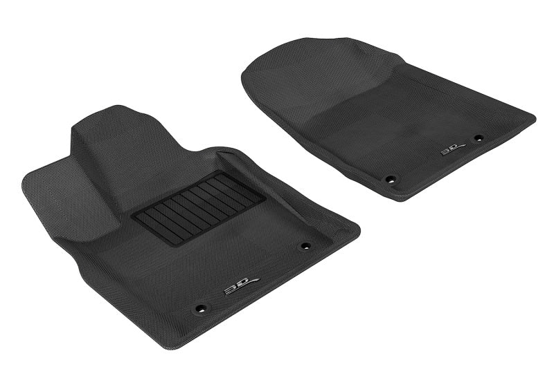 Tapis de sol 3D MAXpider 2013-2020 Dodge/Jeep Grand Cherokee/Durango Kagu 1ère rangée - Noir