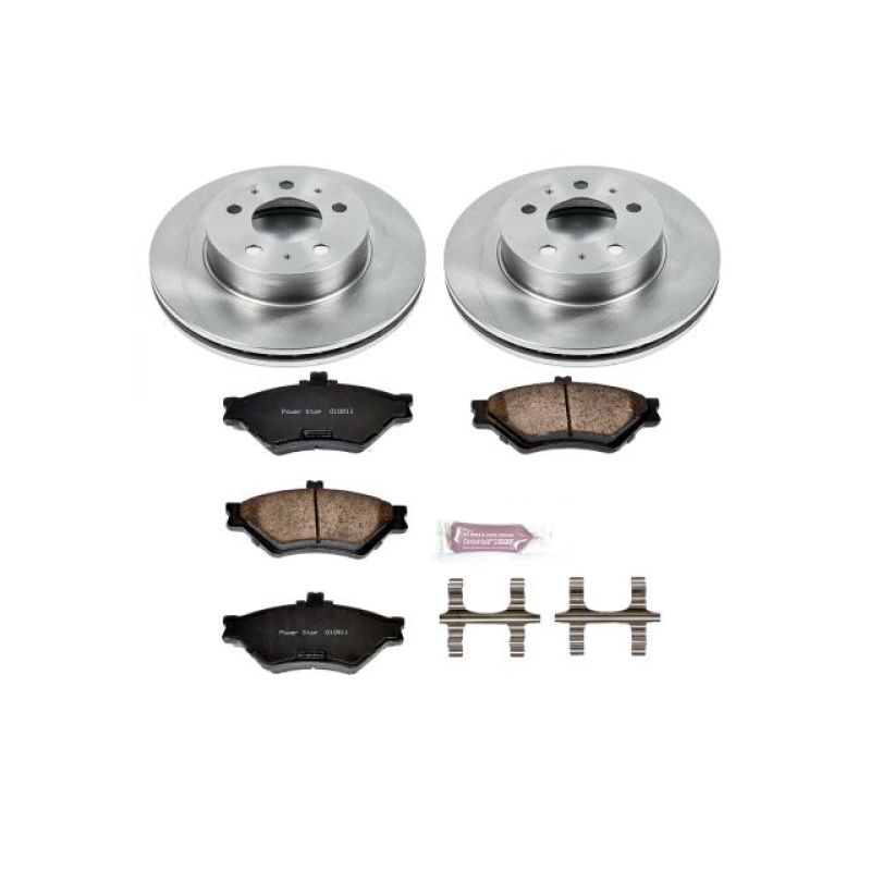 Kit de freins avant Power Stop Autospecialty pour Ford Crown Victoria 95-97