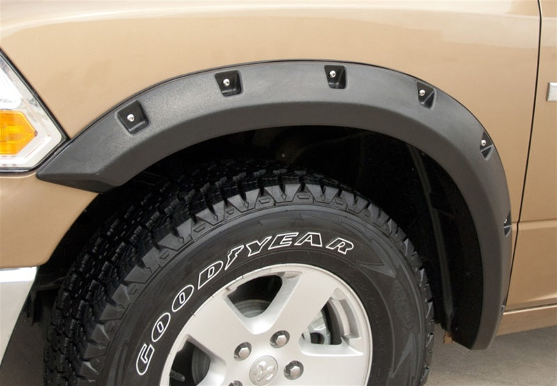 Lund 09-17 Dodge Ram 1500 RX-Rivet Style Textured Elite Series Fender Flares - Black (2 Pc.)