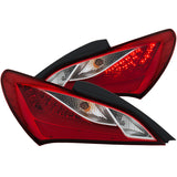 Feux arrière à LED ANZO 2010-2013 Hyundai Genesis Rouge/Clair
