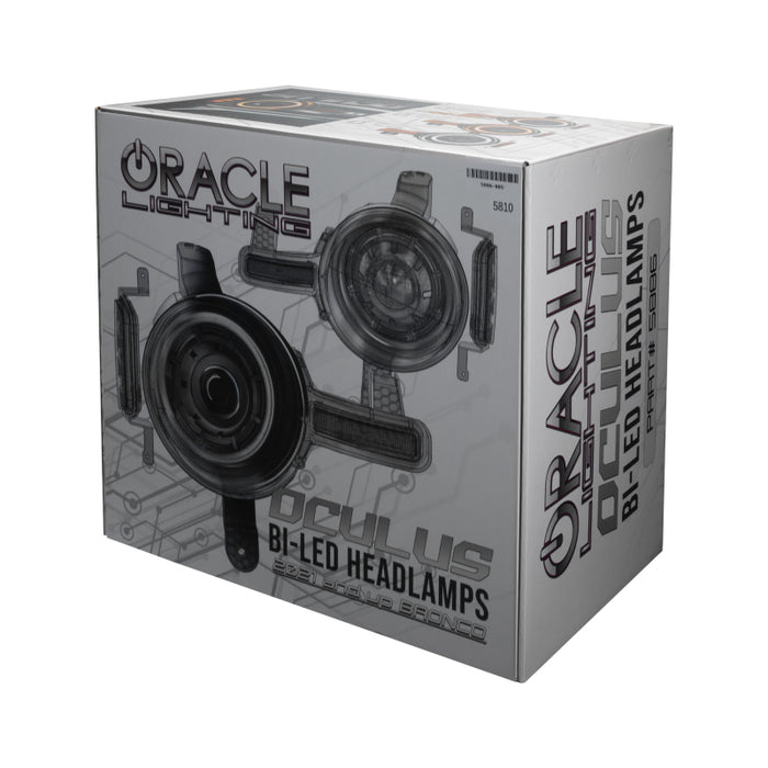 Phares de projecteur Oracle 2021+ Ford Bronco Oculus Bi-LED - Interrupteur ambre/blanc VOIR LA GARANTIE