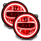 Oracle Jeep Wrangler JL/Gladiator JT RGB+W Headlight DRL Kit - ColorSHIFT w/o Cntrl