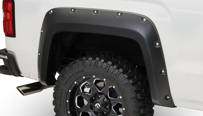 Élargisseurs de poche Bushwacker 16-18 GMC Sierra 1500, 4 pièces - Noir