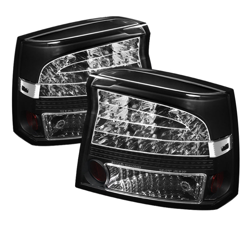 Feux arrière à LED Spyder Dodge Charger 09-10 Noir ALT-YD-DCH09-LED-BK