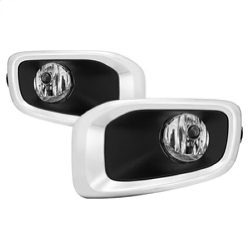 Feux antibrouillard OEM Jeep Renegade Spyder 15-17 avec interrupteur et couvercle - Transparent (FL-JREN-TC)