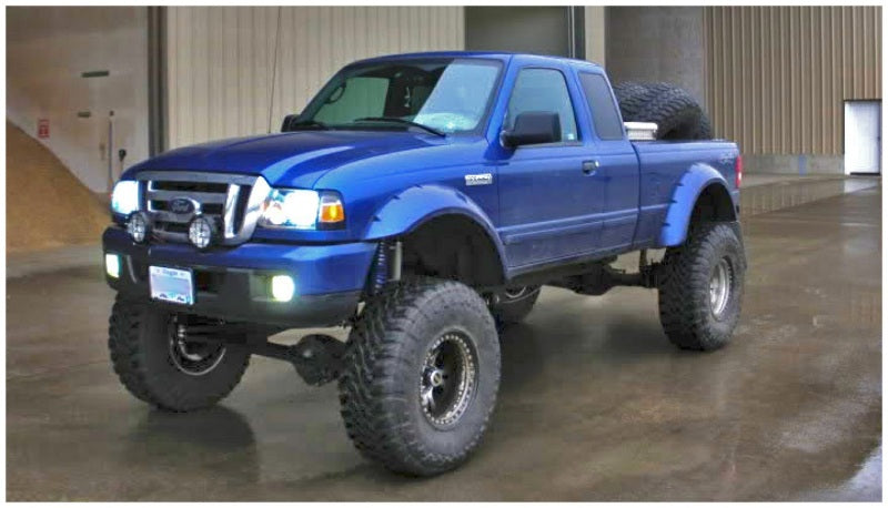 Élargisseurs de style découpés Bushwacker 93-11 Ford Ranger Styleside 2 pièces 72,0/84,0 po - Noir