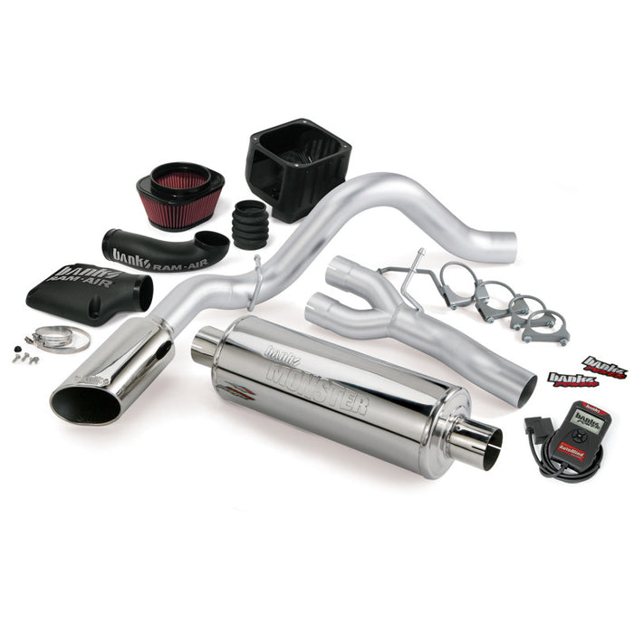 Banks Power 03-06 Chevy 4.8-5.3L EC/CCSB Stinger System - Échappement simple SS avec embout chromé