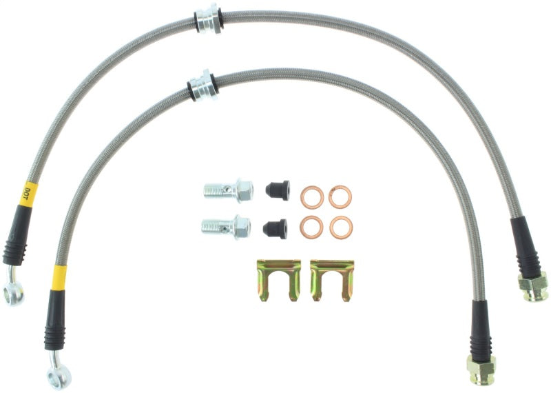 Conduites de frein arrière en acier inoxydable StopTech 04-07 STi