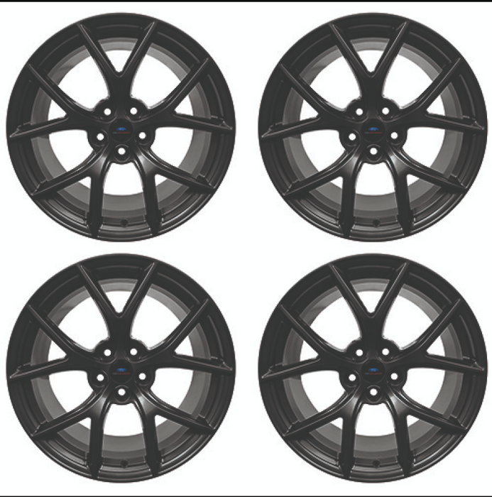 Kit de roues Ford Racing 15-20 Mustang 19 x 10,5 pouces et 19 x 11 pouces avec TPMS - Noir mat