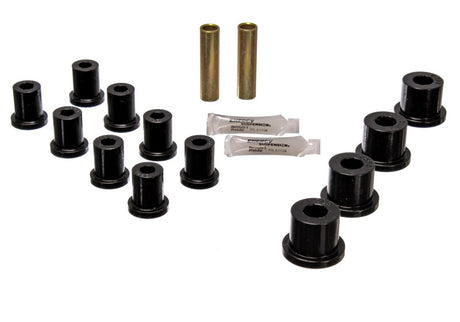 Jeu de bagues de ressorts pour Jeep Energy Suspension - Noir