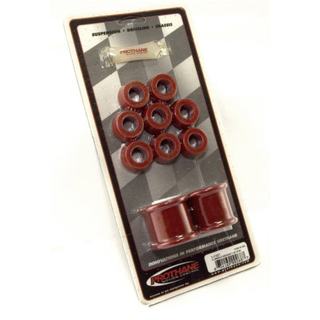 Kit de bagues de barre stabilisatrice avant Rugged Ridge rouge 1-1/8-Ines 87-95 Jeep Wrangler YJ