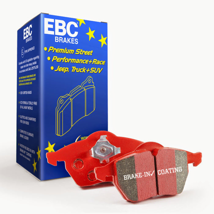 Plaquettes de frein avant EBC 86-93 Volkswagen Cabriolet 1.8 Redstuff