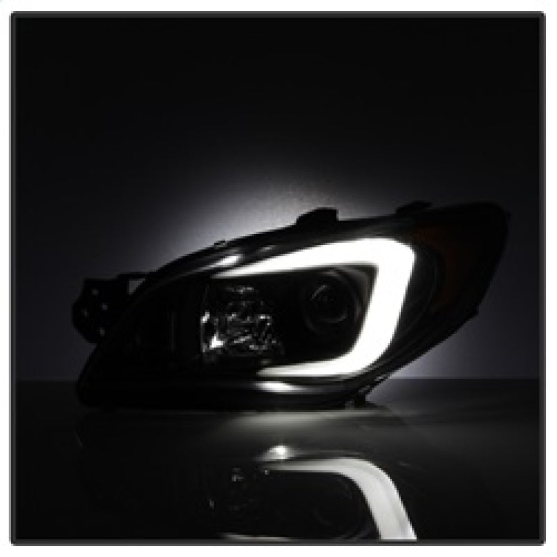 Phares de projecteur Spyder Subaru WRX 06-07 - Modèle HID uniquement - Noir PRO-YD-SWRX06-HID-LBDRL-BK