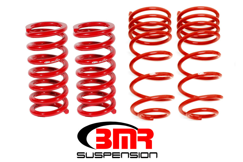 Kit de ressorts d'abaissement de carrosserie BMR 82-82 3e génération (ensemble de 4) - Rouge