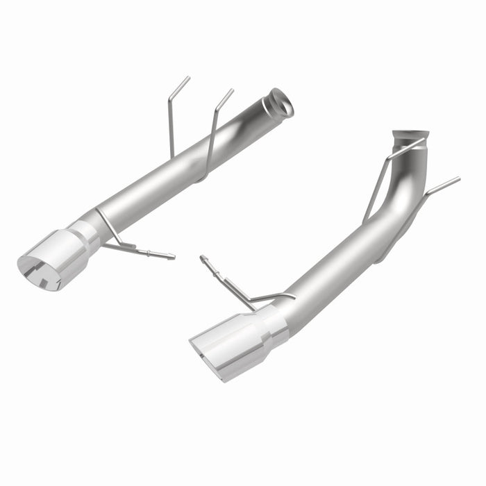 Échappement arrière double à double sortie arrière MagnaFlow 13 Ford Mustang en acier inoxydable avec essieu arrière et catalyseur (compétition)