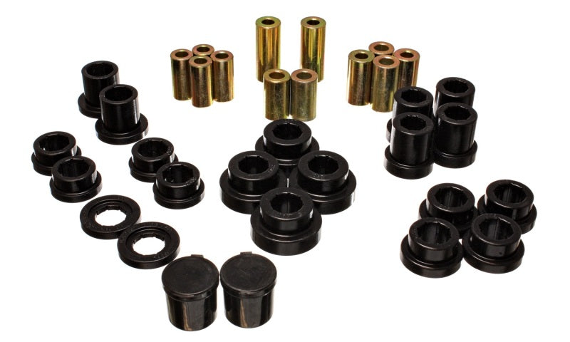 Ensemble de bagues de bras de suspension arrière noires pour Honda S2000 00-09 Energy Suspension