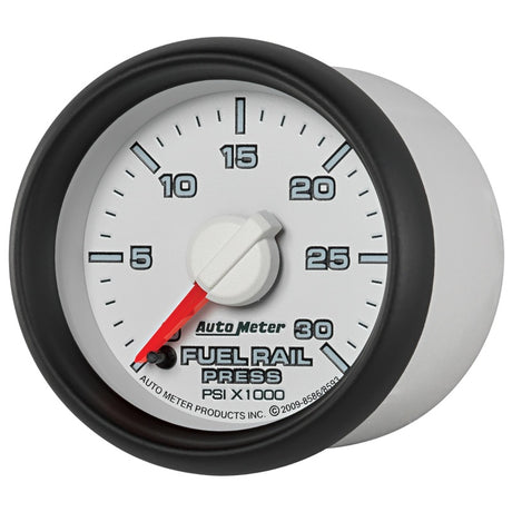 Autometer Factory Match 52,4 mm Balayage complet Électrique 0-30 000 PSI Pression de rampe de carburant diesel