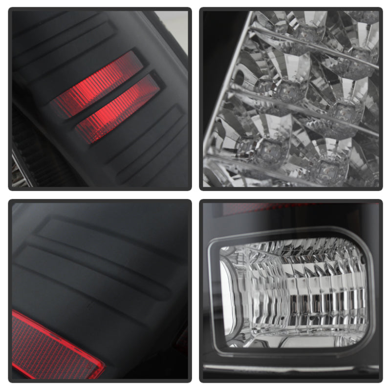 Spyder Dodge Ram 1500 13-14/Ram 2500 13-14 LED Tail Lights LED Model only - Blk ALT-YD-DRAM13-LED-BK