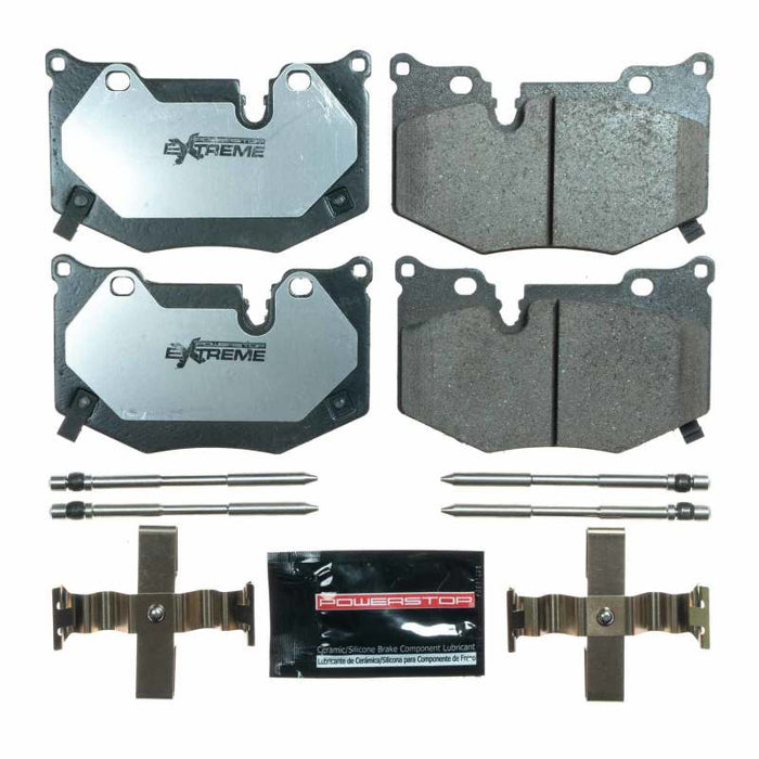 Plaquettes de frein arrière Power Stop 2020 Chevrolet Corvette C8 Z51 Z26 Extreme Street avec matériel