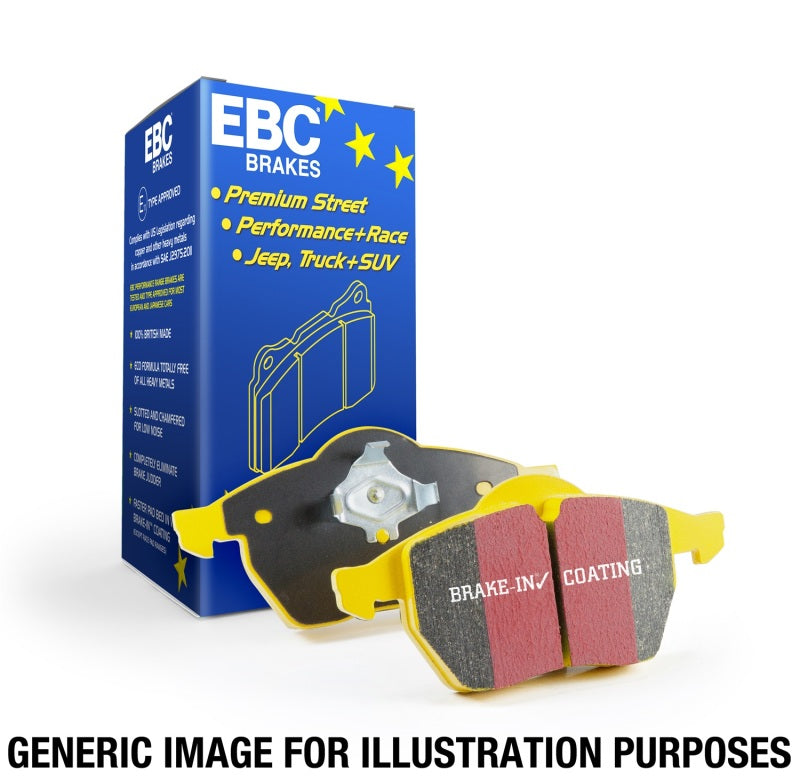 Plaquettes de frein arrière EBC Yellowstuff pour Jaguar XKR 4.2 Supercharged (Portfolio) 08-09