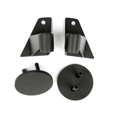 Supports de relocalisation de rétroviseurs noirs texturés Rugged Ridge 07-18 Jeep Wrangler JK